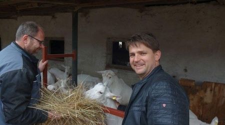 Christian Gottschlich mit einem weiteren Mann - Fleischerei Christian Gottschlich